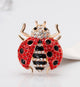 Ladybug Alloy Rhinestone Brooch PA3585
