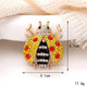 Ladybug Alloy Rhinestone Brooch PA3585
