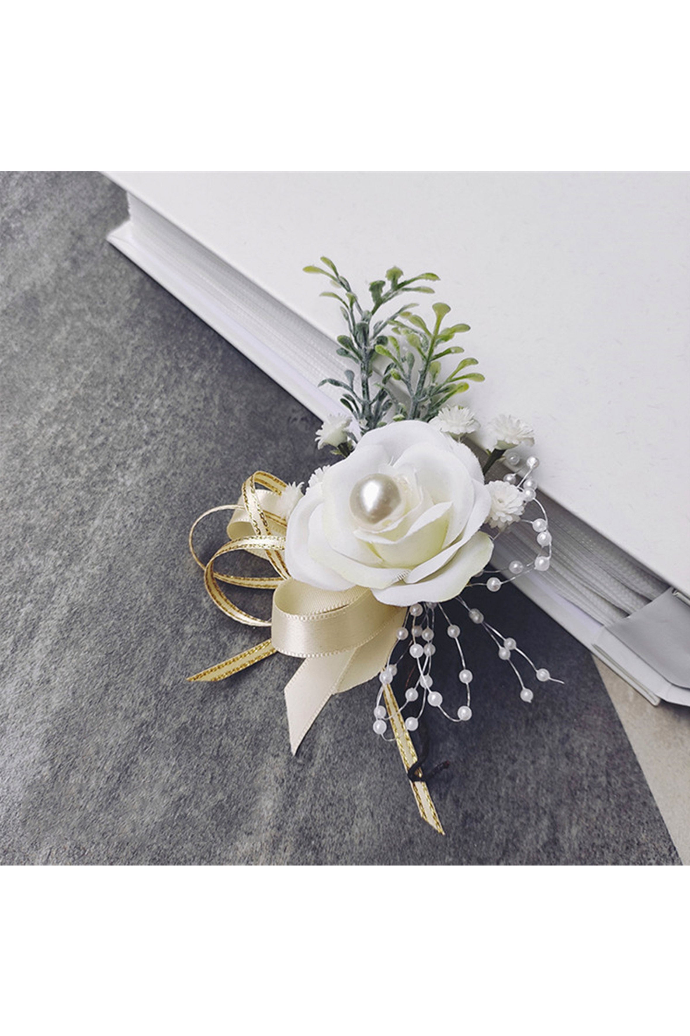 Broches de tela con motivos florales hechos a mano PA3623