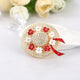 Broche de sombrero con flores PA3639