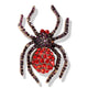 Rhinestone Spider Brooch PA3749