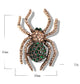 Rhinestone Spider Brooch PA3749
