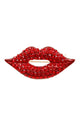 Lip Rhinestone Brooch PA3776