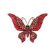 Butterfly Rhinestone Brooch PA3796