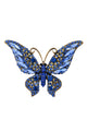 Butterfly Rhinestone Brooch PA3796