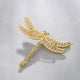Broche de circonitas con forma de libélula PA3889