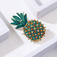 Broche de diamantes de imitación con forma de piña PA3929