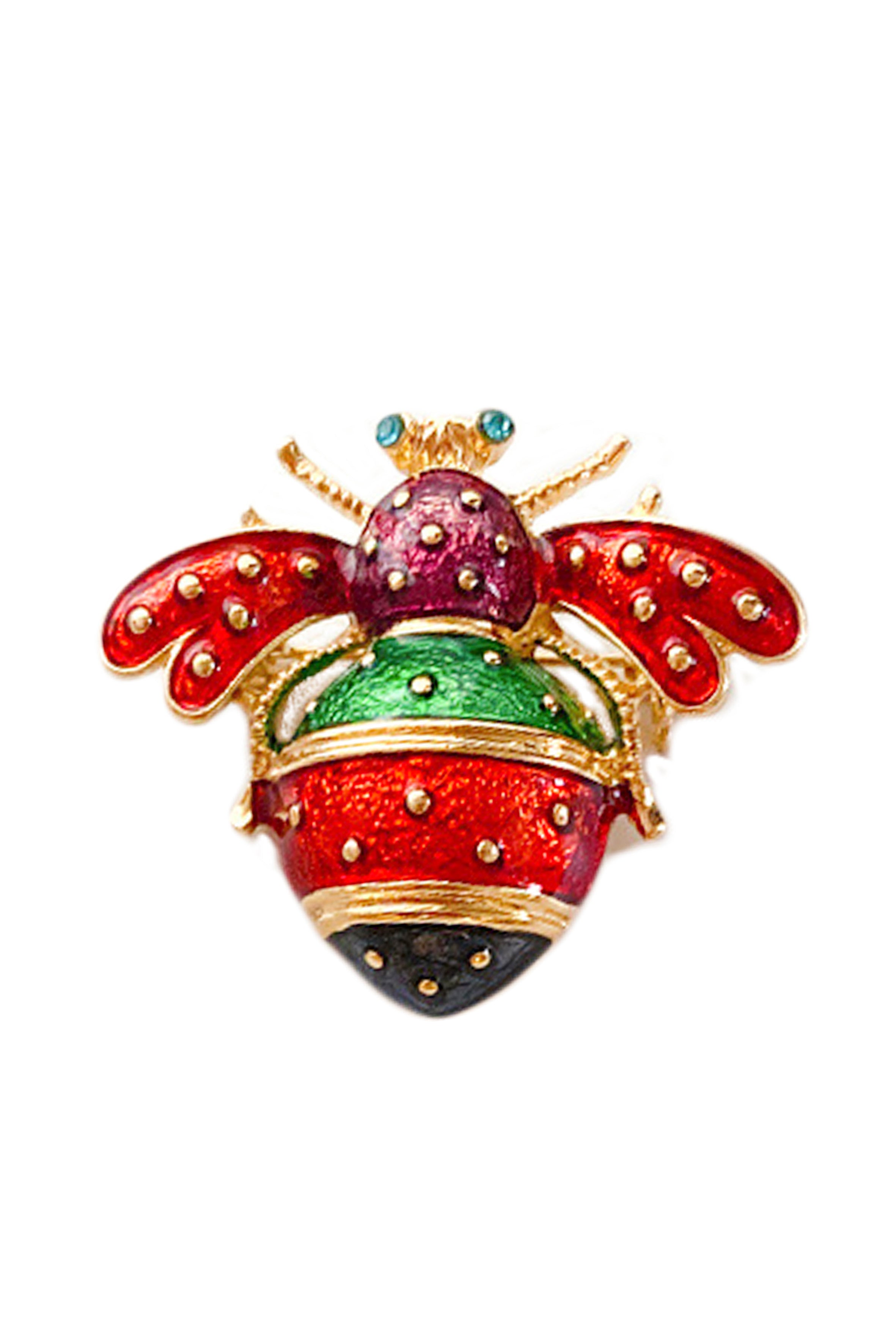 Bee Rhinestone Alloy Brooch PA3978