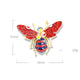 Bee Alloy Rhinestone Brooch PA4135