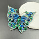 Broche de mariposa con diamantes de imitación PA4433