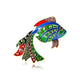 Goldfish Alloy Rhinestone Brooch PA4524