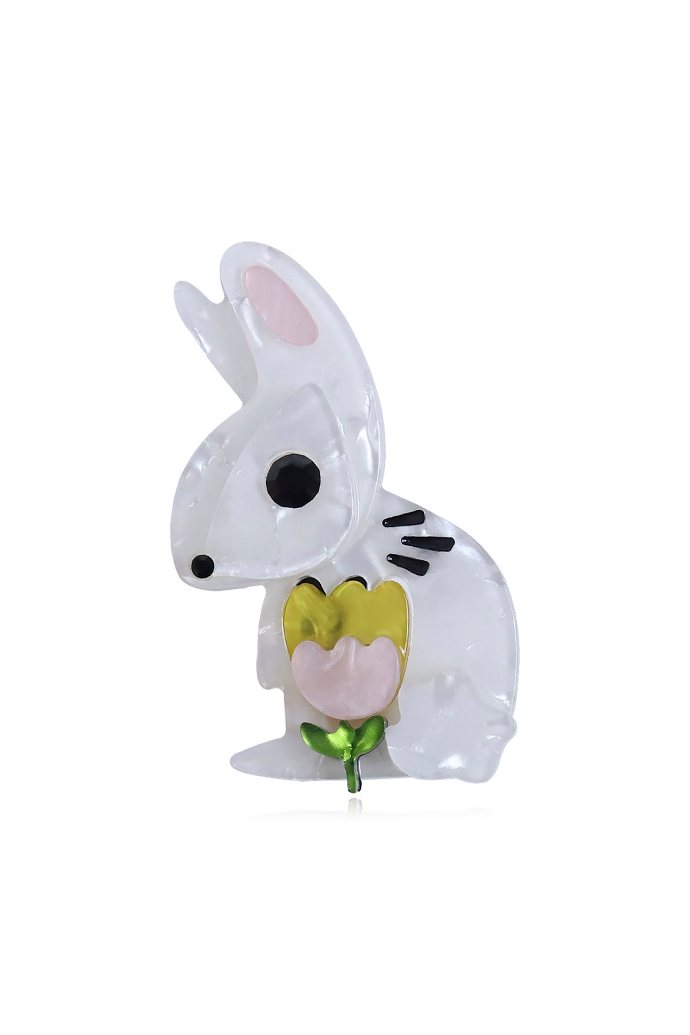 Rabbit Acrylic Brooch PA4603