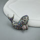 Broche de diamantes de imitación de ballena PA4615 