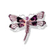 Broche de diamantes de imitación con forma de libélula PA4618
