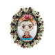 Random Frida Seed Bead Braided Pin PA4975