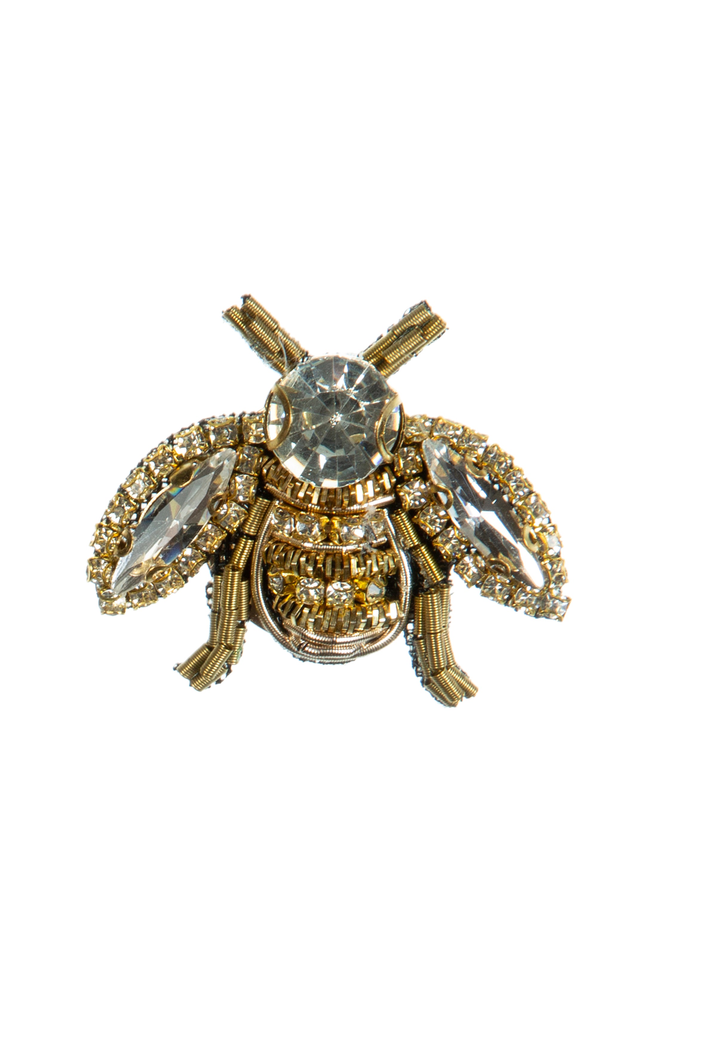 Bee Rhinestone Brooch PA4987