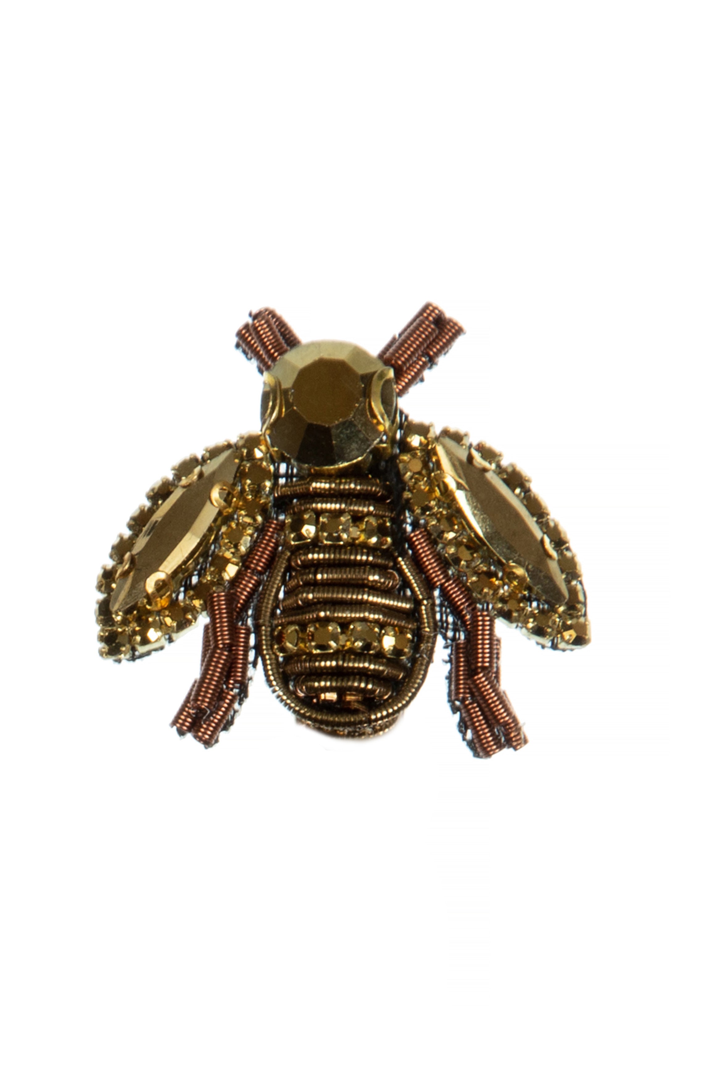 Broche de abeja con diamantes de imitación PA4988