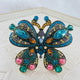 Broche de mariposa con diamantes de imitación PA5009