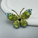 Broche de mariposa con diamantes de imitación PA5110 
