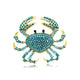 Broche de cangrejo con diamantes de imitación PA5113