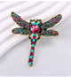 Broche de libélula con alas de diamantes de imitación PA5136 