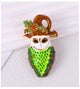 Owl Halloween Enamel Brooch PA5256