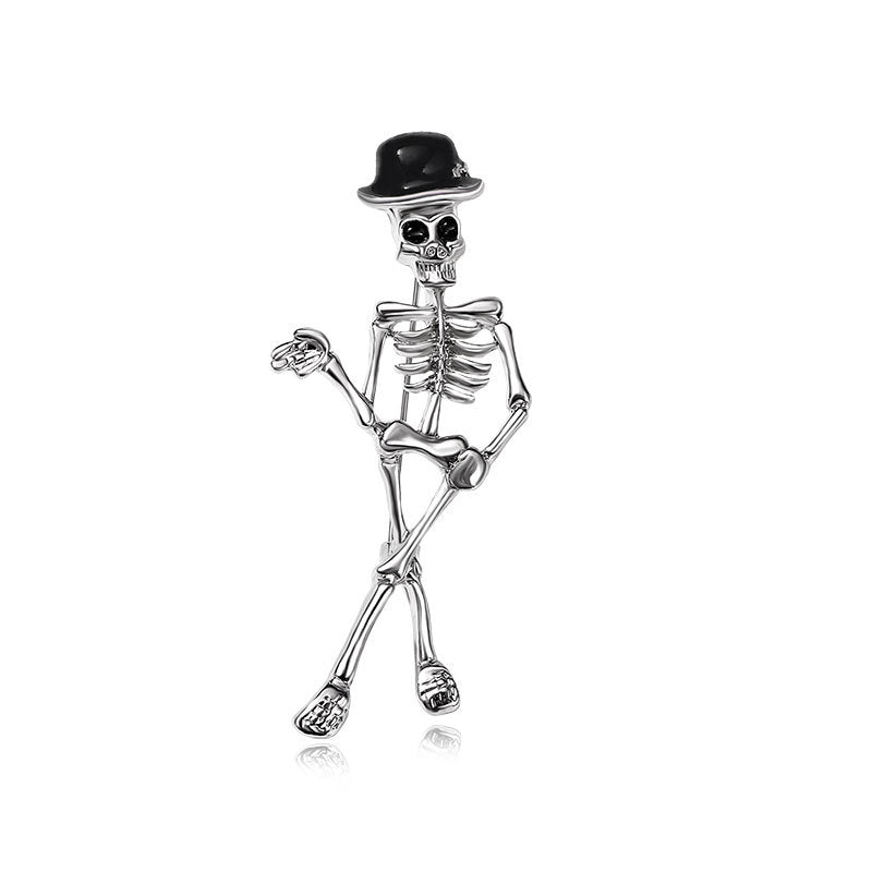 Skeleton brooch deals