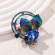 Botanical Flower Rhinestone Brooch PA5274