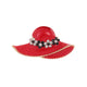 Floppy Hat Enamel Rhinestones Brooch PA5298