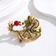 Chinese Style Auspicious Dragon Brooch PA5329