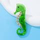 Seahorse Acrylic Animal Brooch PA5340