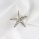 Man-made Pearl Starfish Brooch PA5349