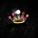 Crown Rhinestone Brooch PA5394