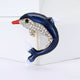 Cute Drip Oil Rhinestone Dolphin Brooch PA5395