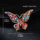 Small Style Butterfly Rhinestone Brooch PA5397