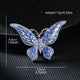 Small Style Butterfly Rhinestone Brooch PA5397