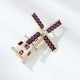 Enamel Lighthouse Windmill Rhinestone Brooch PA5401
