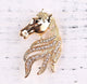 Rhinestone Horse Brooch PA5405
