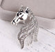Rhinestone Horse Brooch PA5405