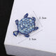Retro Diamond-set Tortoise Brooch PA5438