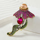 Flower Rhinestone Brooch PA5444