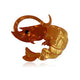 Shrimp Acrylic Brooch PA5450
