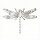 Gold Dragonfly Brooch PA5465