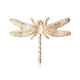 Gold Dragonfly Brooch PA5465