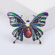 Butterfly Alloy Rhinestone Brooch PA5477