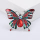 Butterfly Alloy Rhinestone Brooch PA5477