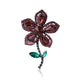 Rhinestone Flower Brooch PA5479