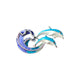 Double Dolphin Brooch PA5512