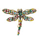 Rhinestone Dragonfly Brooch PA5515
