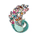 Peacock Rhinestone Brooch PA5561